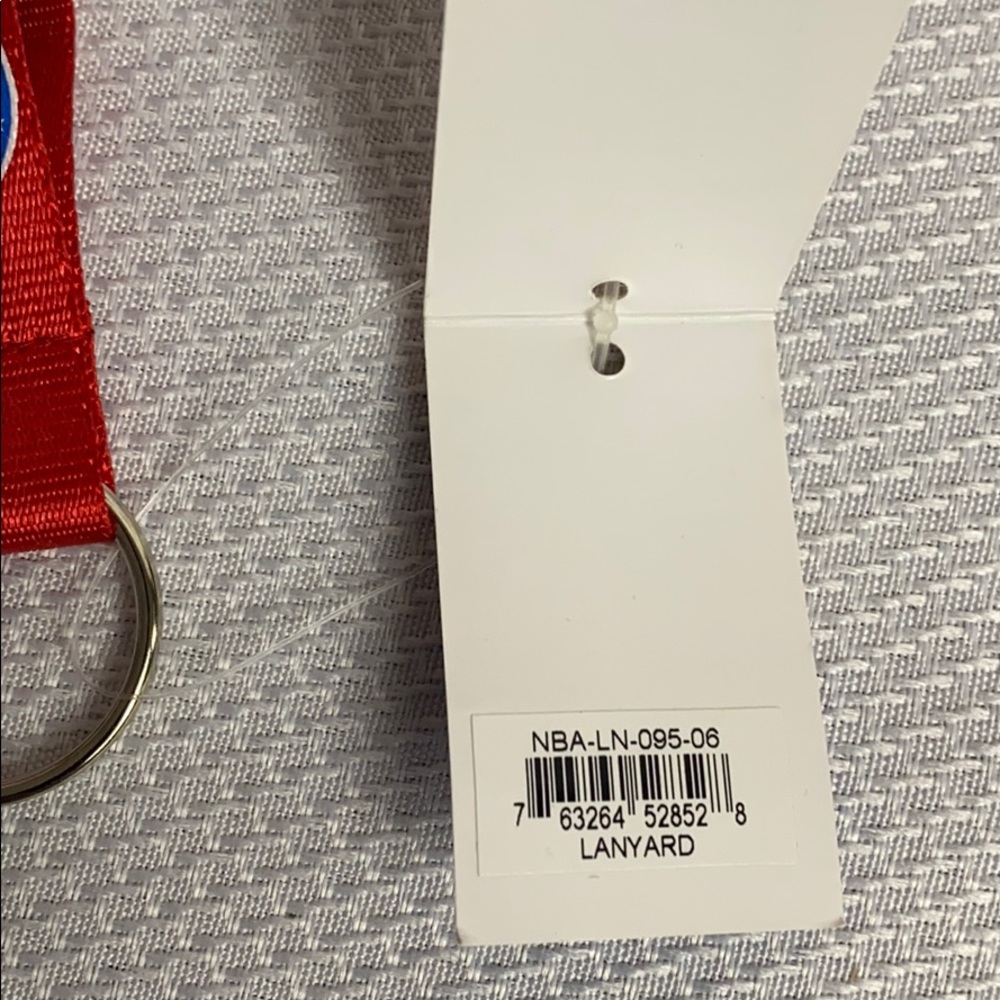 Philadelphia 76ers Red Lanyard Key Chain - Picture 5 of 5